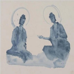 这些禅味十足的水墨画,带给观众一种异样的审美感受