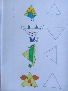 100多个三角形简笔画打印就可以临摹建议给孩子收藏