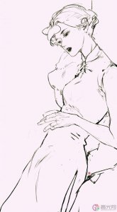 超级漂亮的旗袍怎么画,民国女子旗袍画法教程