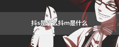 抖s是什么抖m是什么