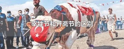 宰牲节和开斋节的区别 宰牲节和开斋节的区别是什么