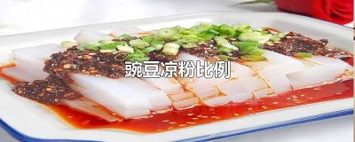豌豆凉粉比例怎么做好吃 豌豆凉粉比例怎么做视频