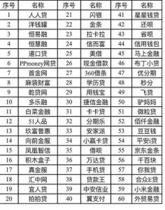 2024年1月最新!113家网贷平台上征信了